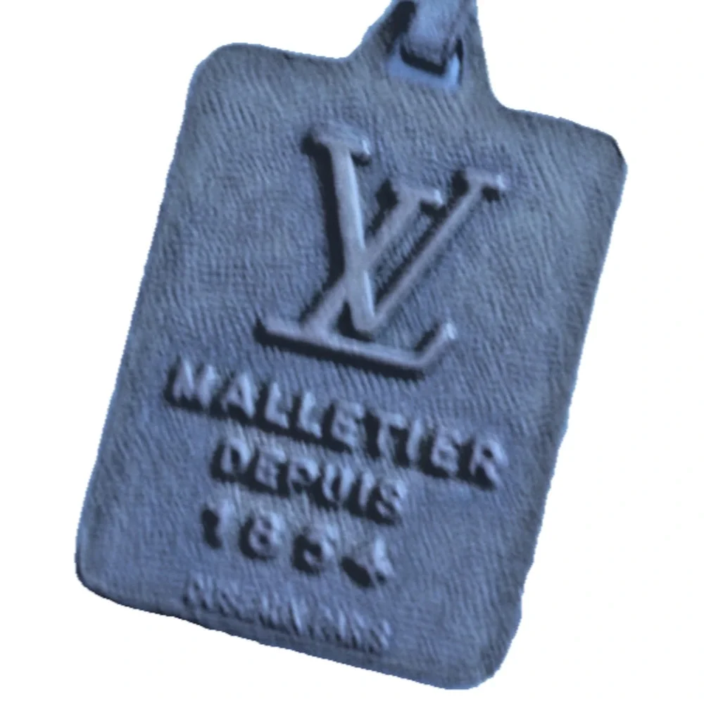 Louis Vuitton Malletier Depuis 1854 Brass LV Key Ring Bag Charm
